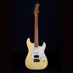 Jet JS-400 electric guitar, showcasing a sleek design with versatile HSS pickups, ideal for diverse playing styles.