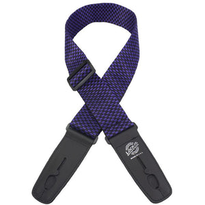 Lock-it strap with black and purple checkers