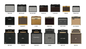 NUX NME-5 Trident guitar amplifiers, featuring advanced amp modeling and multiple I/O ports, optimized for live performances.