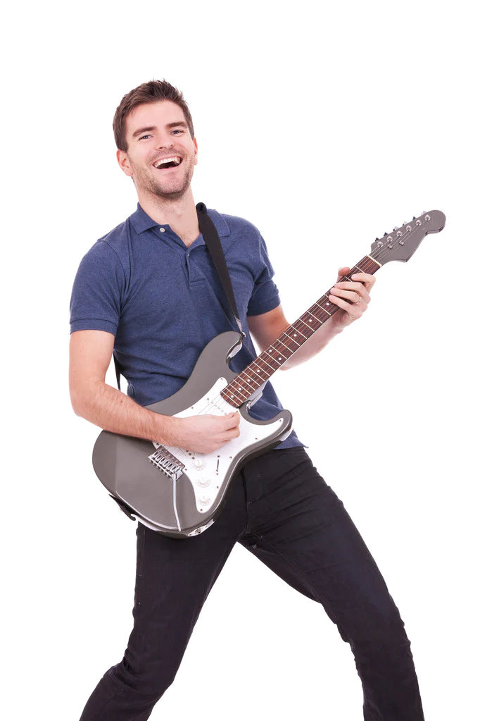 man playing guitar